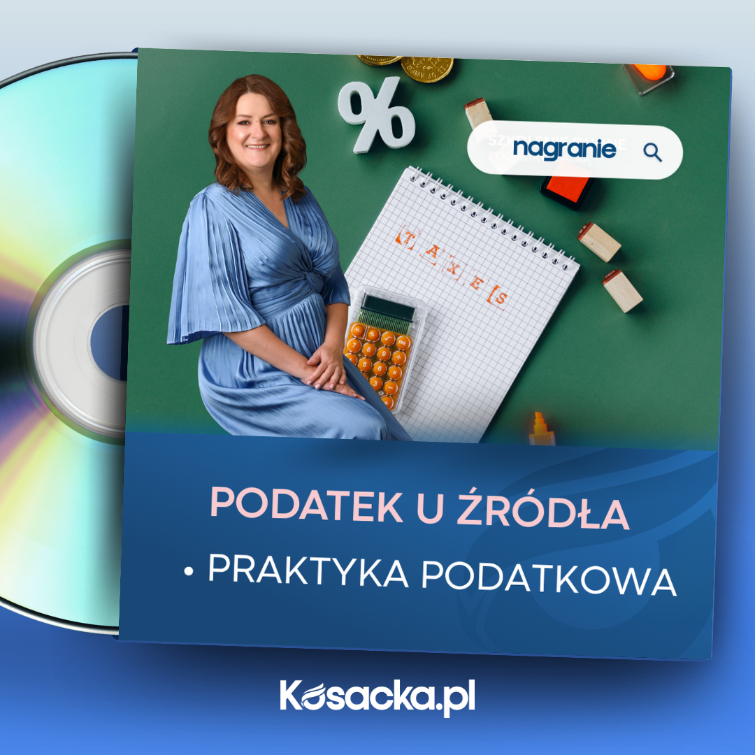 Wykładowca: Dorota Kosacka - Ekspert i ceniony wykładowca polskiego i międzynarodowego prawa podatkowego.

Podatek u źródła jest jednym z istotnych elementów systemu podatkowego, który dotyczy transakcji transgranicznych.

Celem szkolenia jest utrwalenie zasad potrącania podatku przez płatnika wypłacającego dywidendy oraz dokonującego transferów za należności licencyjne. Wskazanie jakie usługi nie podlegają ograniczeniom w zakresie limitu 2 mln zł.

cena zawiera 23% podatek VAT

[dk]